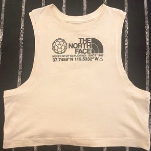 Womens North Face racer back tank